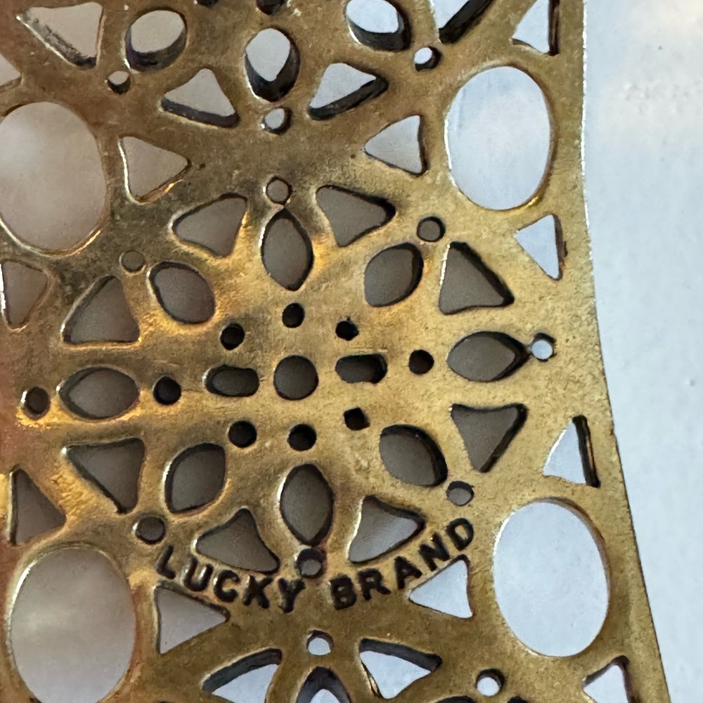 LUCKY BRAND Intricate brass Cuff Bracelet - Picture 3 of 3